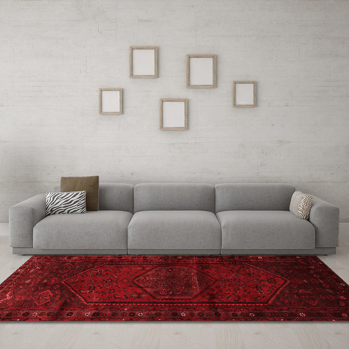 Traditional Red Washable Rugs