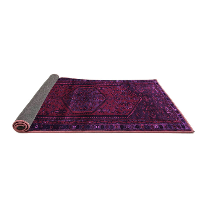 Sideview of Persian Purple Traditional Rug, tr3121pur