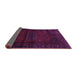 Sideview of Persian Purple Traditional Rug, tr3121pur