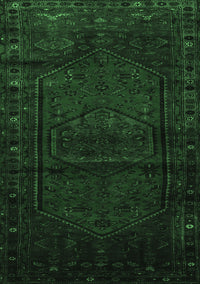 Persian Emerald Green Traditional Rug, tr3121emgrn