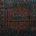 Square Persian Light Blue Traditional Rug, tr3121lblu