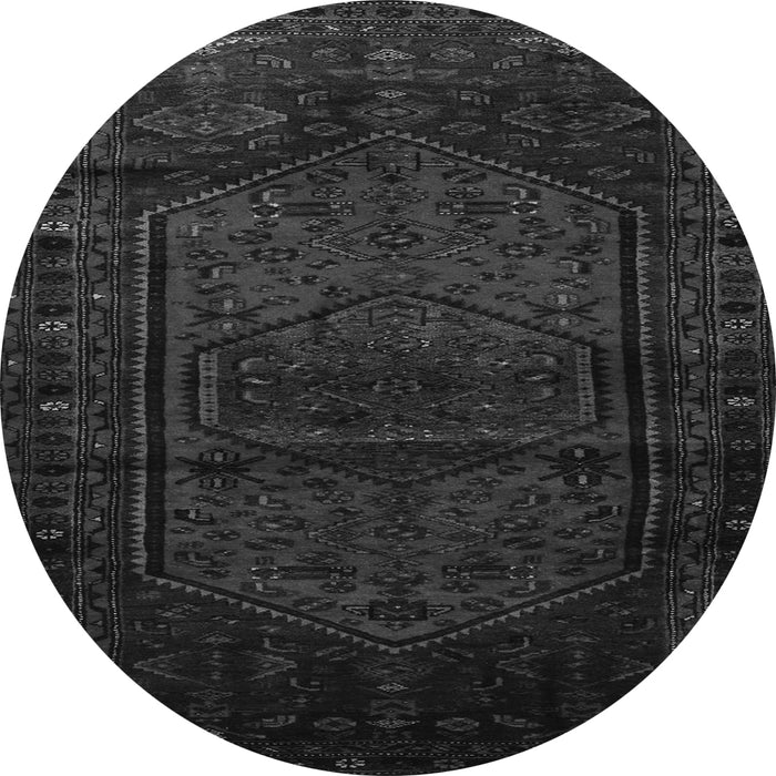 Square Persian Gray Traditional Rug, tr3121gry