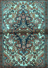 Persian Light Blue Traditional Rug, tr3122lblu