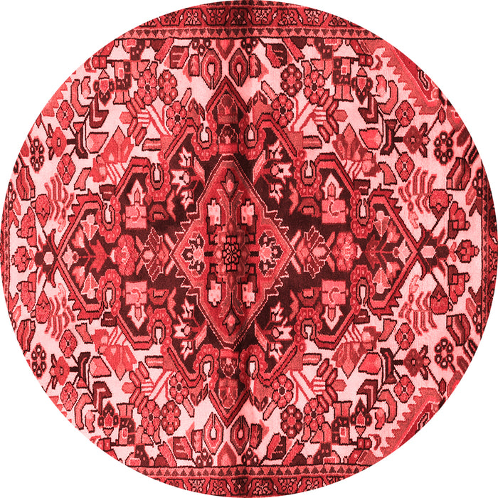 Machine Washable Persian Red Traditional Rug, wshtr3122red