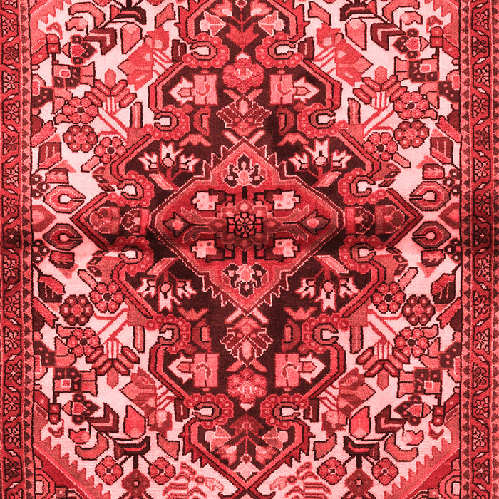 Machine Washable Persian Red Traditional Rug, wshtr3122red