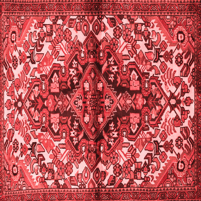 Machine Washable Persian Red Traditional Rug, wshtr3122red