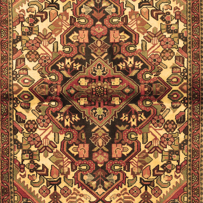 Machine Washable Persian Brown Traditional Rug, wshtr3122brn