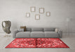 Traditional Red Washable Rugs