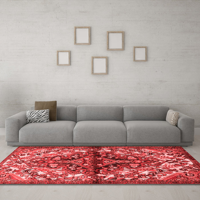 Traditional Red Washable Rugs