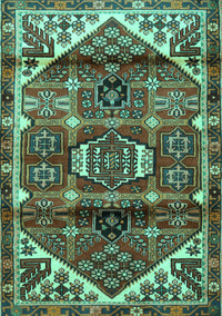 Persian Turquoise Traditional Rug, tr3123turq