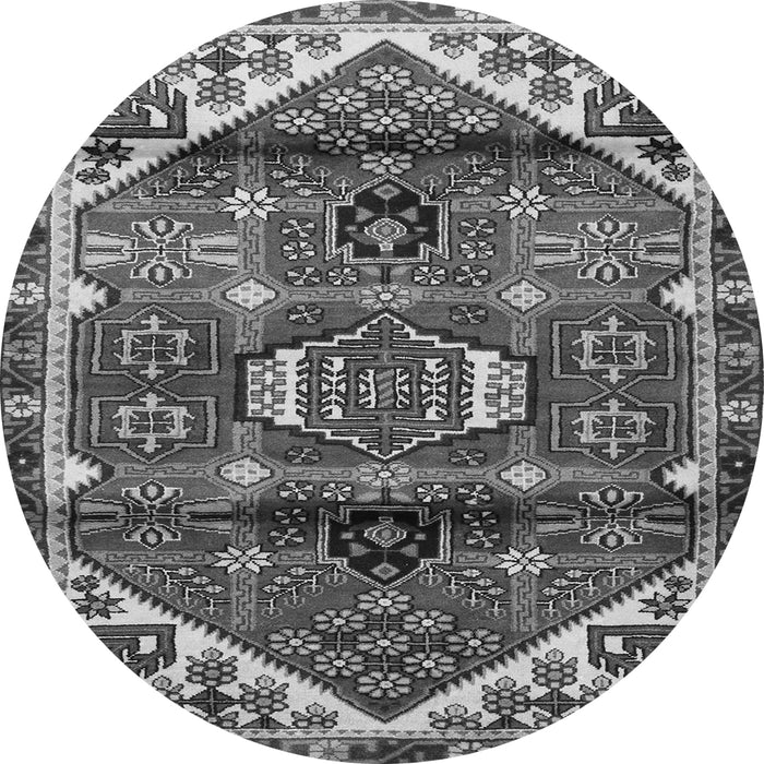 Square Persian Gray Traditional Rug, tr3123gry