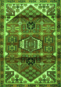Persian Green Traditional Rug, tr3123grn