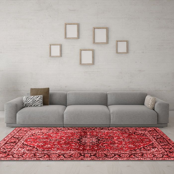 Traditional Red Washable Rugs