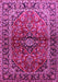 Medallion Pink Traditional Rug, tr3124pnk