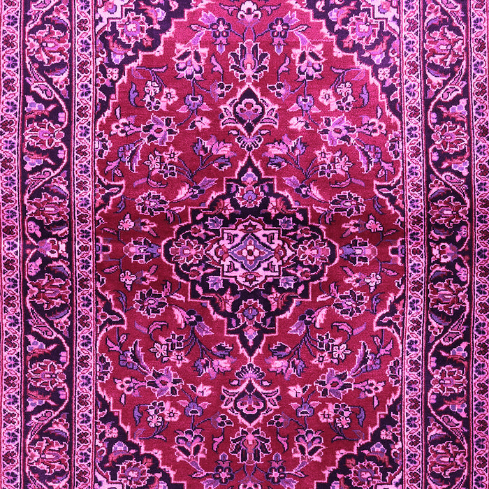 Medallion Pink Traditional Rug, tr3124pnk