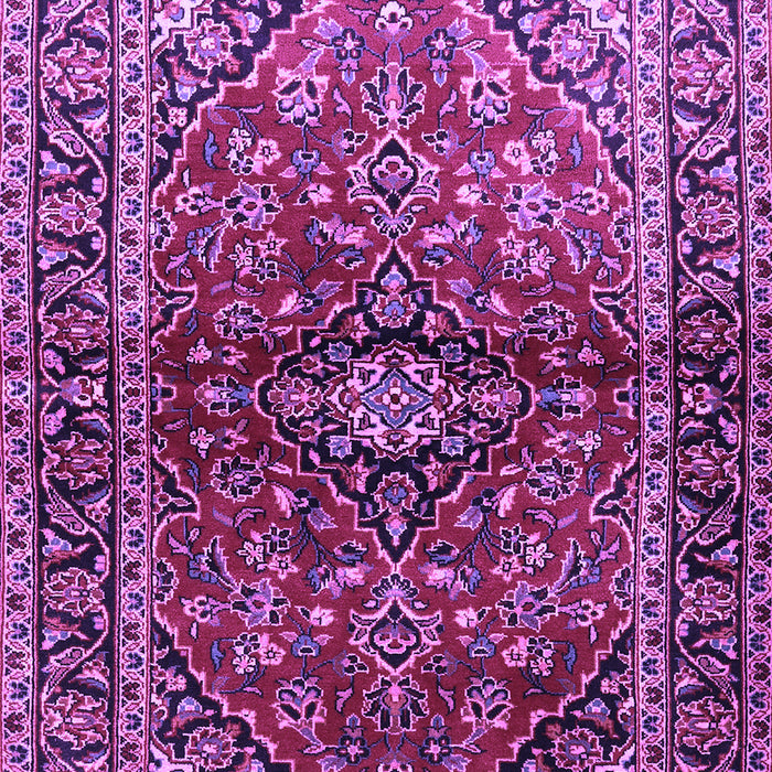 Medallion Purple Traditional Rug, tr3124pur
