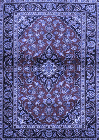 Medallion Blue Traditional Rug, tr3125blu