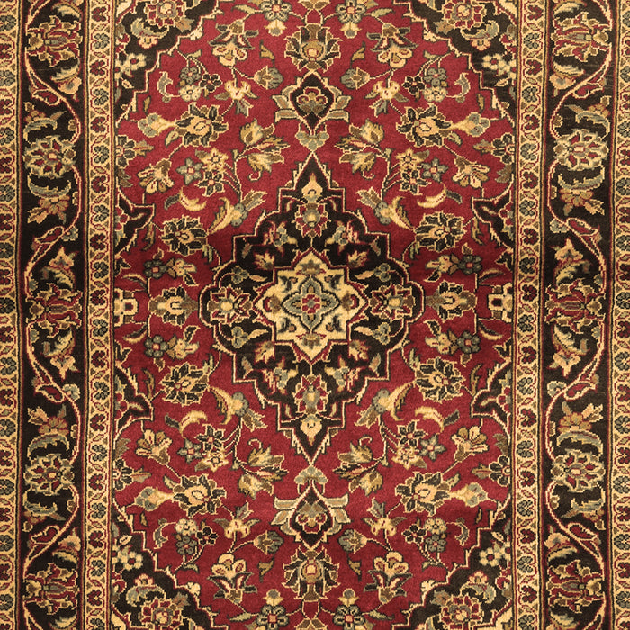 Medallion Brown Traditional Rug, tr3125brn