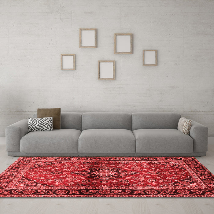 Traditional Red Washable Rugs