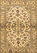 Medallion Brown Traditional Rug, tr3126brn