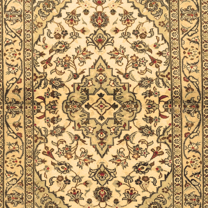 Medallion Brown Traditional Rug, tr3126brn