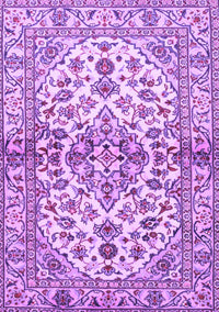 Medallion Purple Traditional Rug, tr3126pur