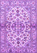 Medallion Purple Traditional Rug, tr3126pur