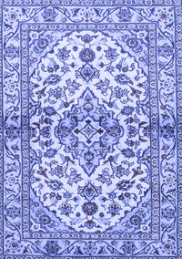 Medallion Blue Traditional Rug, tr3126blu