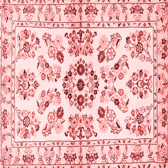 Machine Washable Persian Red Traditional Rug, wshtr3127red