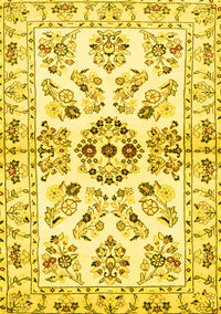 Persian Yellow Traditional Rug, tr3127yw