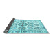 Sideview of Persian Light Blue Traditional Rug, tr3127lblu