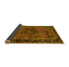 Sideview of Persian Yellow Traditional Rug, tr3128yw