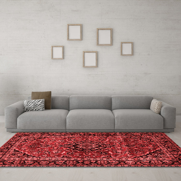 Traditional Red Washable Rugs