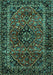 Persian Turquoise Traditional Rug, tr3128turq