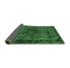 Sideview of Persian Emerald Green Traditional Rug, tr3128emgrn