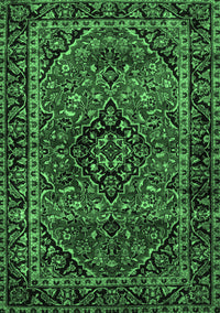 Persian Emerald Green Traditional Rug, tr3128emgrn