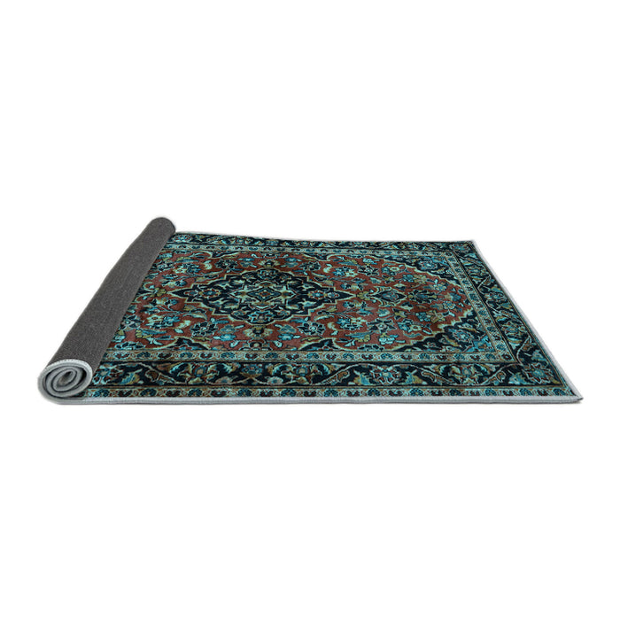 Sideview of Persian Light Blue Traditional Rug, tr3128lblu