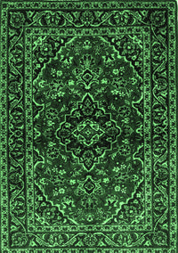 Persian Emerald Green Traditional Rug, tr3129emgrn