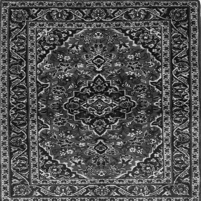 Serging Thickness of Persian Gray Traditional Rug, tr3129gry