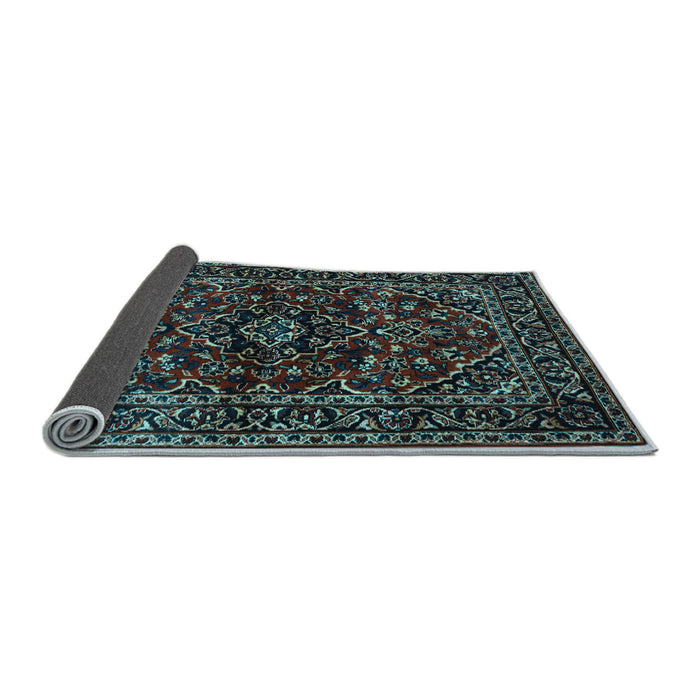Sideview of Persian Light Blue Traditional Rug, tr3129lblu