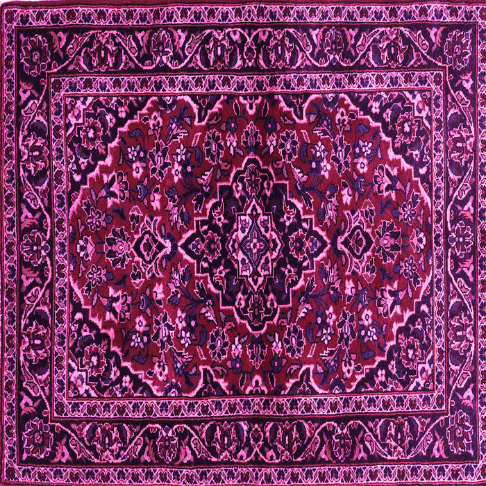 Square Persian Pink Traditional Rug, tr3129pnk