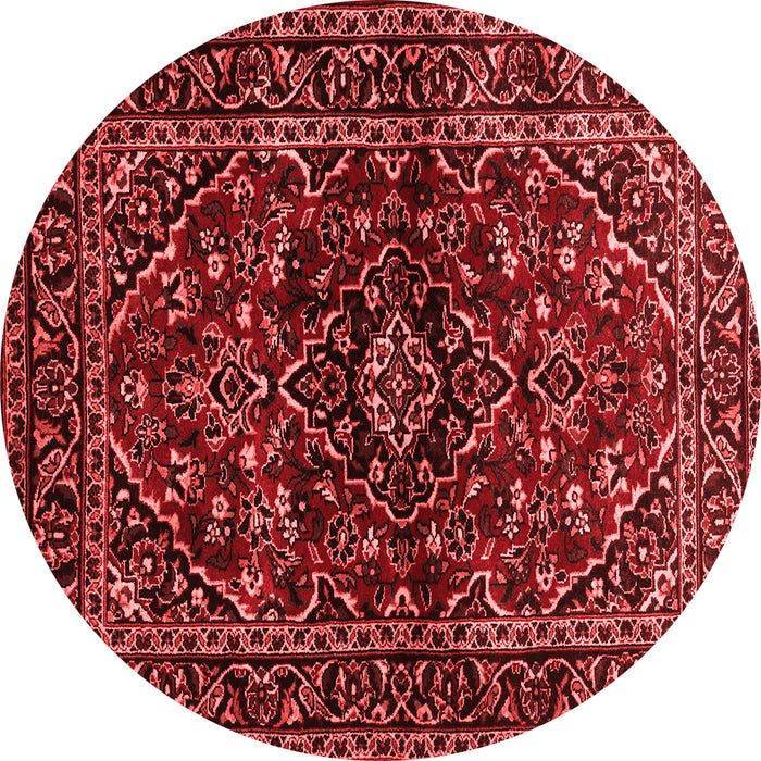 Machine Washable Persian Red Traditional Rug, wshtr3129red