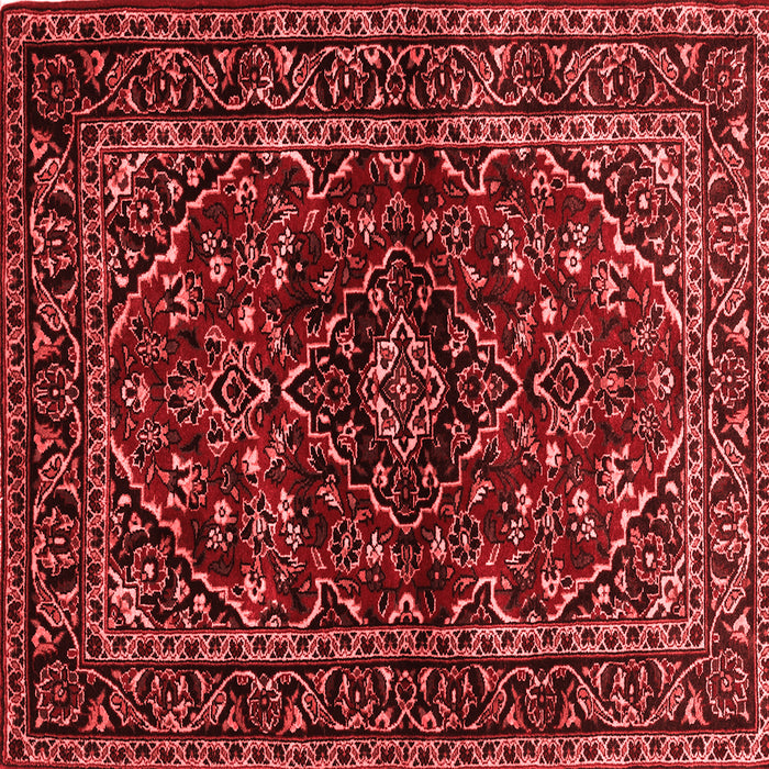 Machine Washable Persian Red Traditional Rug, wshtr3129red