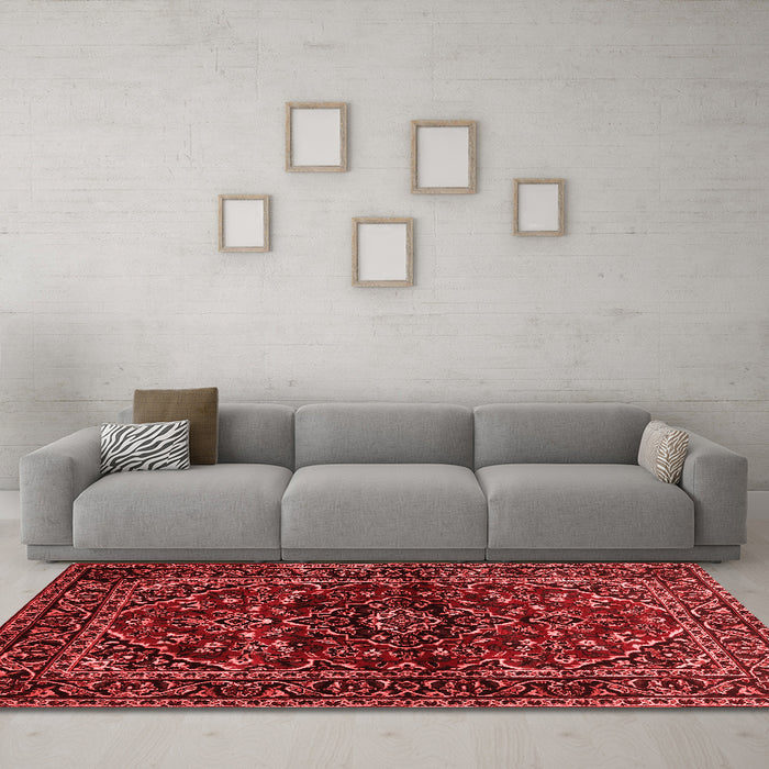 Traditional Red Washable Rugs