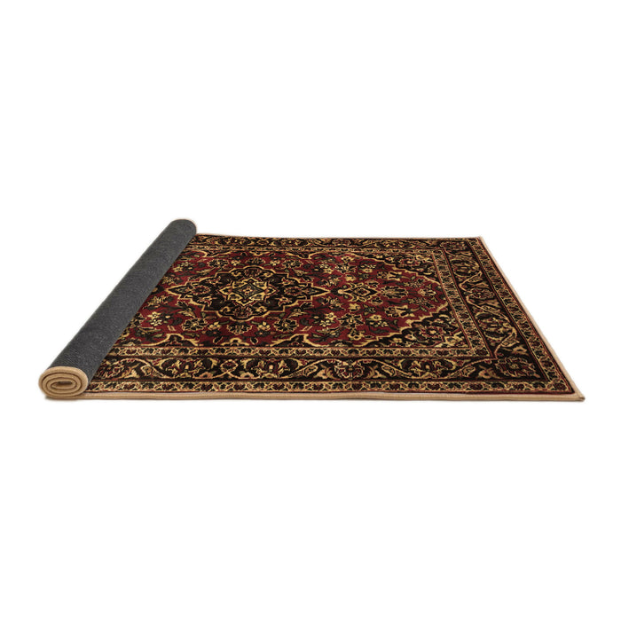 Sideview of Persian Brown Traditional Rug, tr3129brn