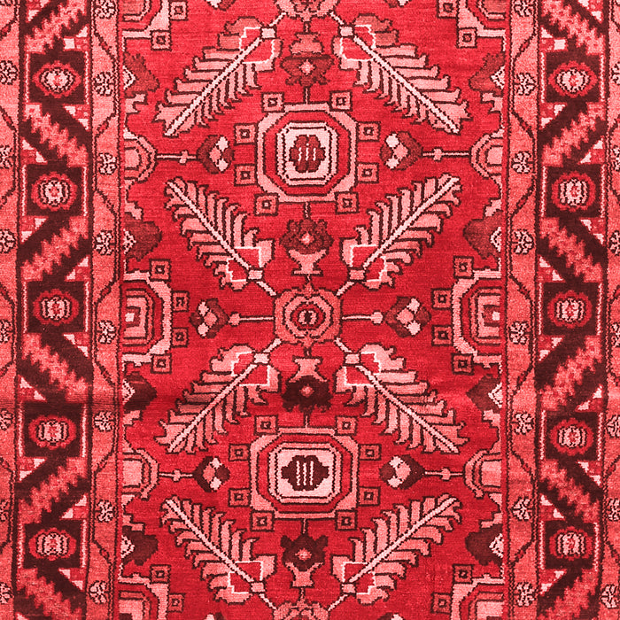 Machine Washable Persian Red Traditional Rug, wshtr312red