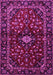 Machine Washable Persian Pink Traditional Rug, wshtr3130pnk