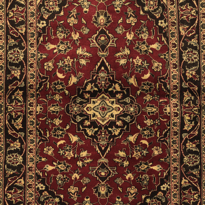 Machine Washable Persian Brown Traditional Rug, wshtr3130brn