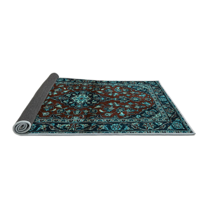 Sideview of Persian Light Blue Traditional Rug, tr3130lblu
