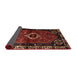 Sideview of Traditional Chestnut Brown Persian Rug, tr3131
